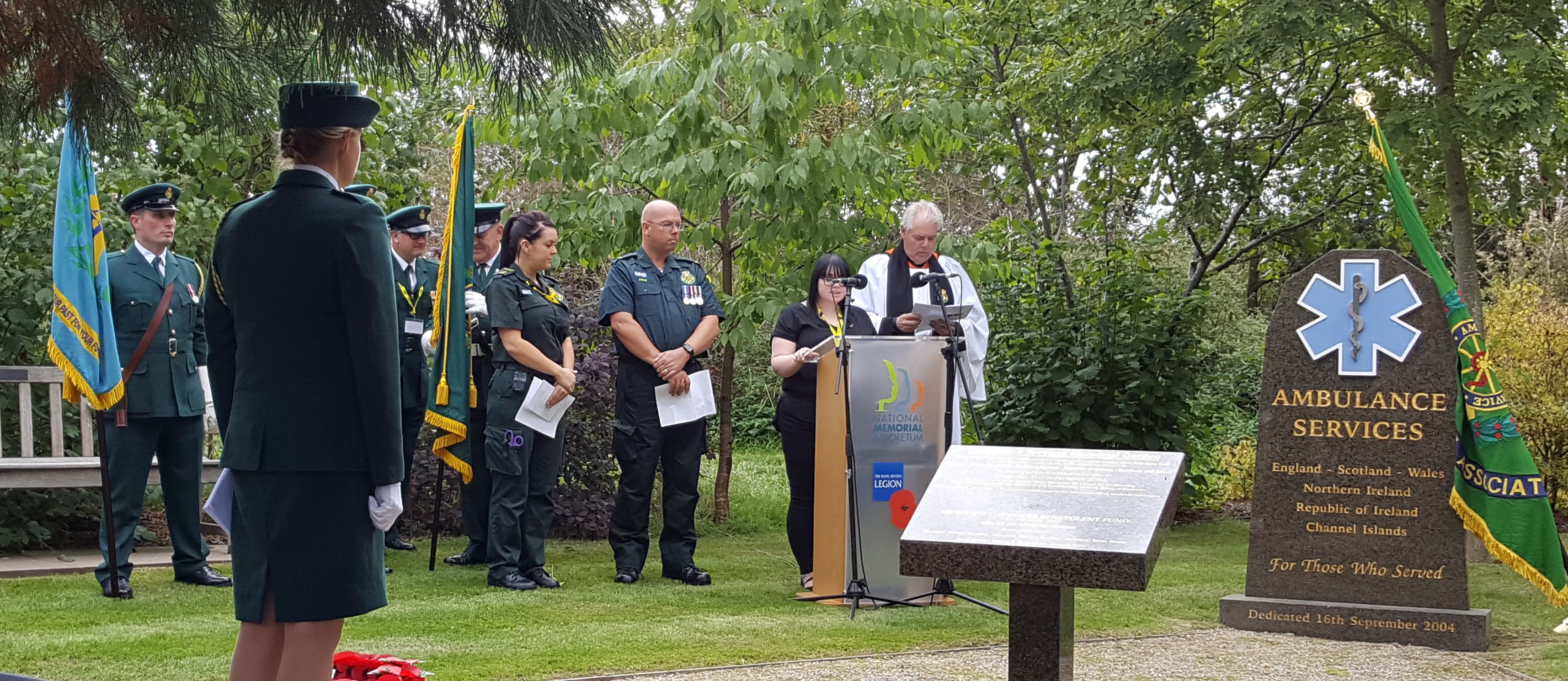 Ambulance memorial service