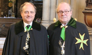 The Grand Prior and the Grand Master at Investiture