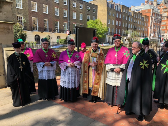 The Grand Prior and clergy