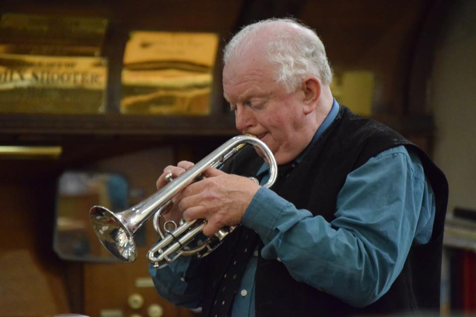 Oak Apple day trumpeter