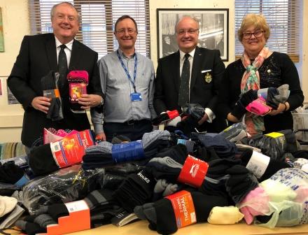 Sock donations